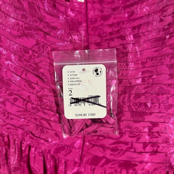 FREE PEOPLE MAKE AN ENTRANCE STRAPLESS DRESS IN PINK SIZE 2 NWT - Picture 6 of 6